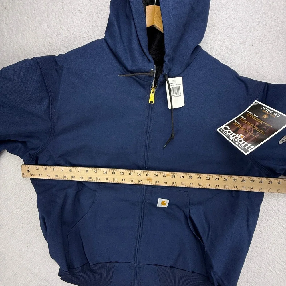 Carhartt Active Jacket Thermal Lined Mens 2XL J131 NVY Navy Blue NWT NOS